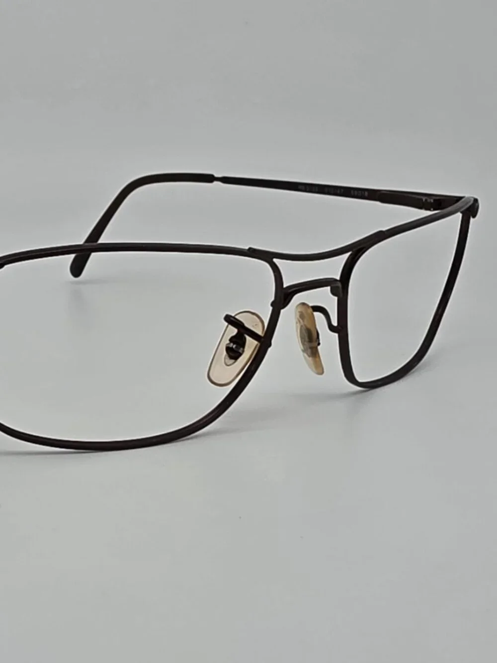 Ray-Ban RB3132 012/47 Brown Aviator Sunglasses Frame w Flexhinge Italy 59-18-130